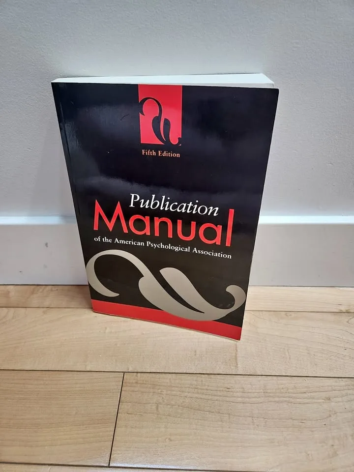 Publication Manual of the APA: 5th Edition thumbnail
