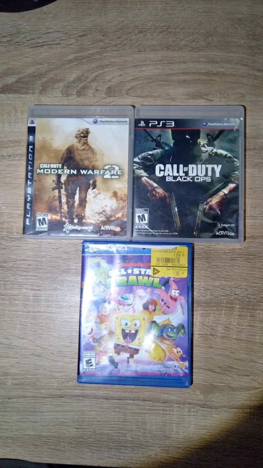 PS3 & PS4 Games - Call of Duty, Nickelodeon