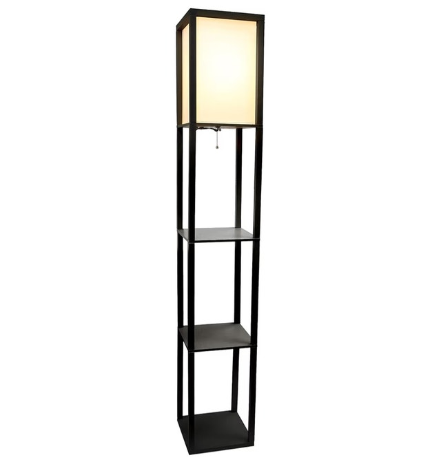 Modern Black LAMP with shelves for plants/decor! - photo 2