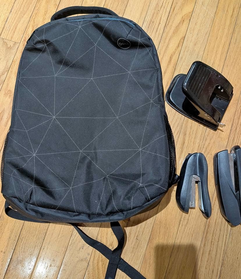 $15 for New Dell Computer Bag, Used Staple/Hole Punch