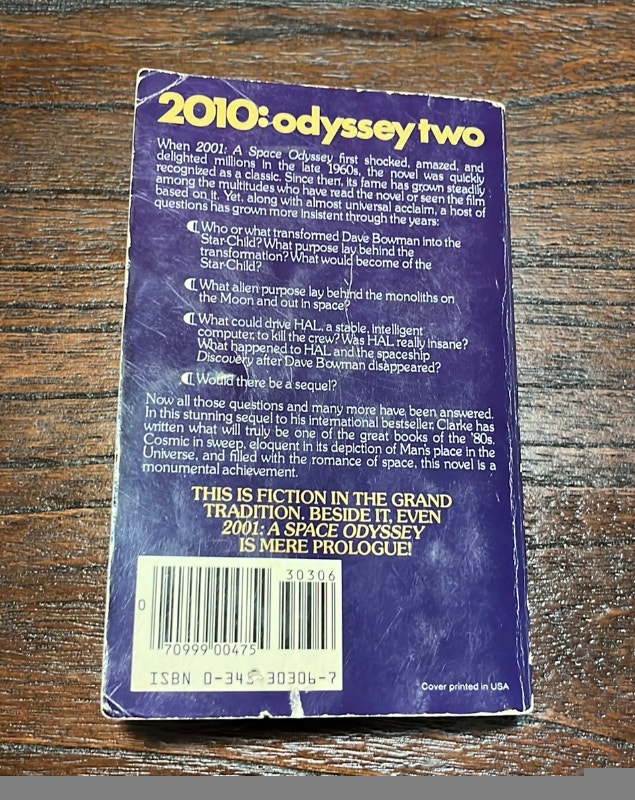 2010: Odyssey Two Book by Arthur C. Clarke - photo 2