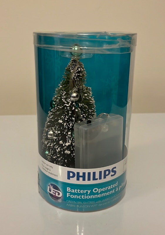 New Small Light-Up Christmas Tree 6” Holiday Village Sized