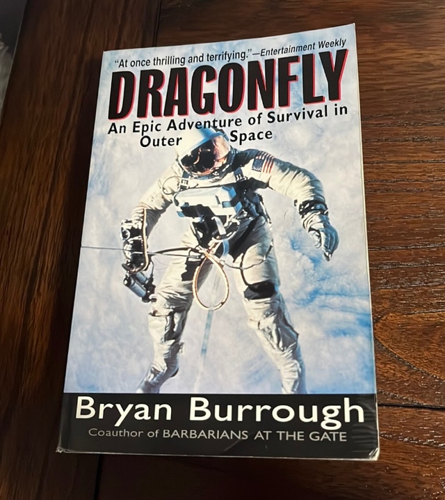 Dragonfly by Bryan Burrough Nonfiction Space Station Mir Book