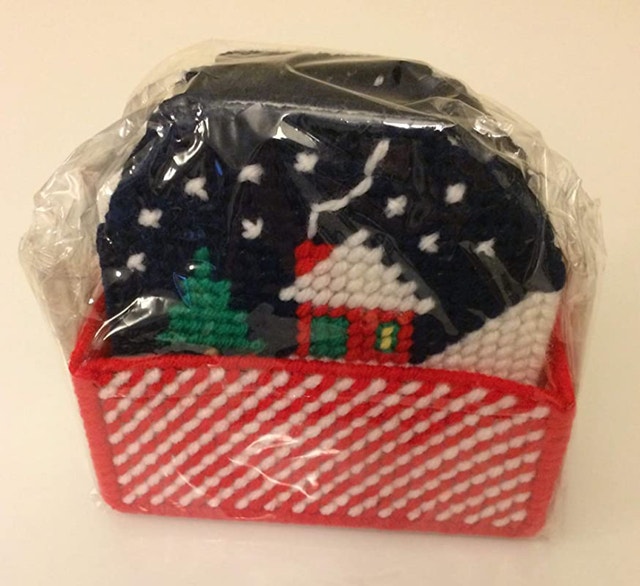 Winter Home Drink Coasters Christmas Holiday Decor