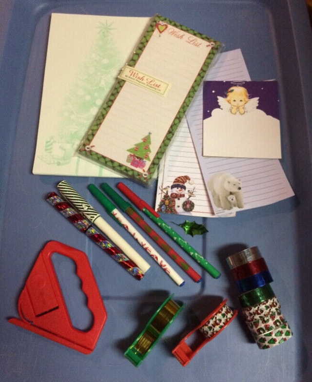 Christmas Stationery & Gift Wrap Supplies - Some New