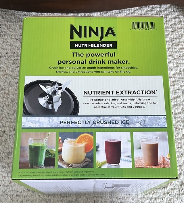 New Sealed Ninja Nutri-Blender Smoothie Maker For Sale - photo 2