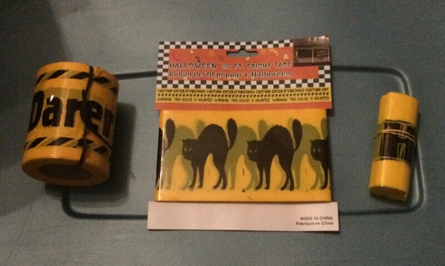Halloween Decorative Caution Tape Yellow Ribbon - Most New