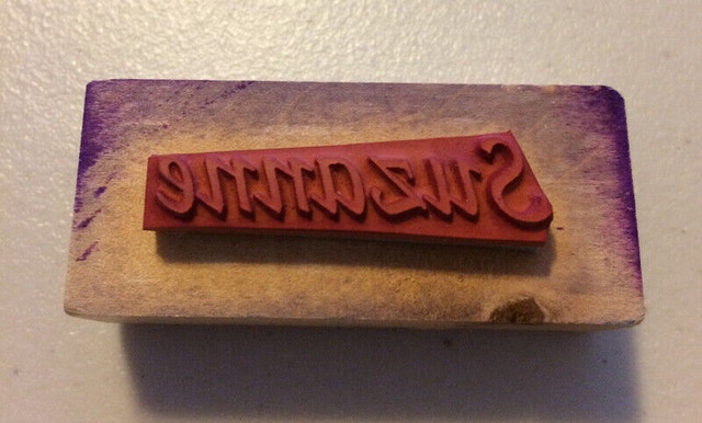 Rubber Stamp “Suzanne” For Sale - photo 2