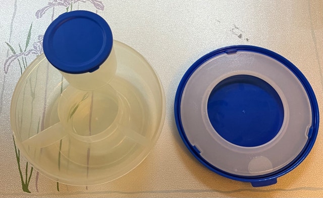 Avon Wellness Divided Lunch Container w/ Ice Pack