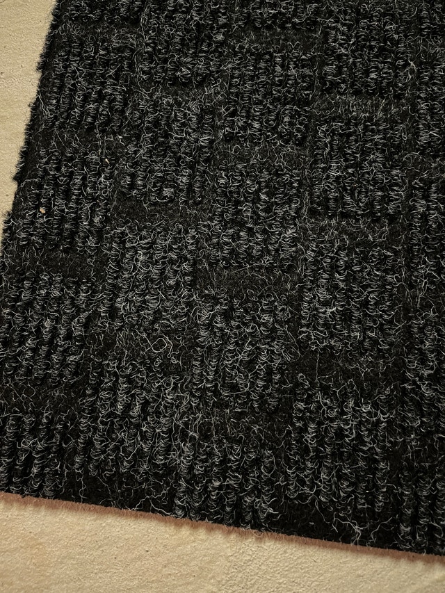 Door Mat Entranceway Rug Black/Charcoal Grey 3x4 Feet - photo 2