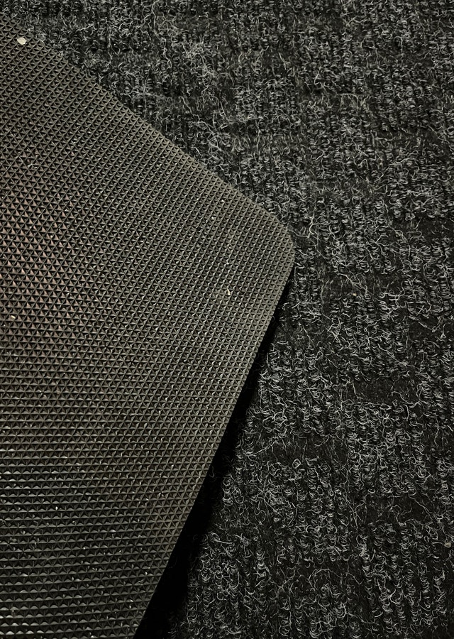 Door Mat Entranceway Rug Black/Charcoal Grey 3x4 Feet - photo 3