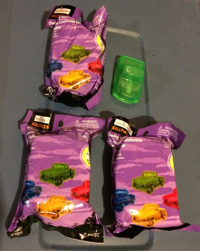 Glowing Cars and Trucks Party Favors - Mostly New