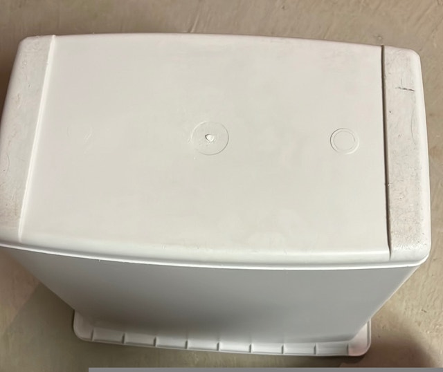 White Garbage Can Wastebasket for Kitchen, Bathroom, Laundry - photo 4