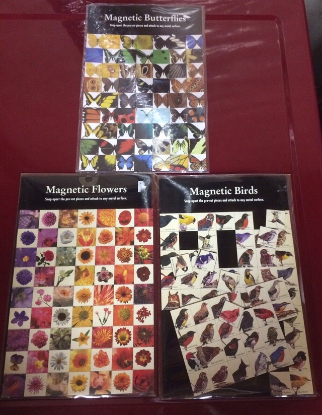 Magnetic Birds, Butterflies, Flowers For Sale - New