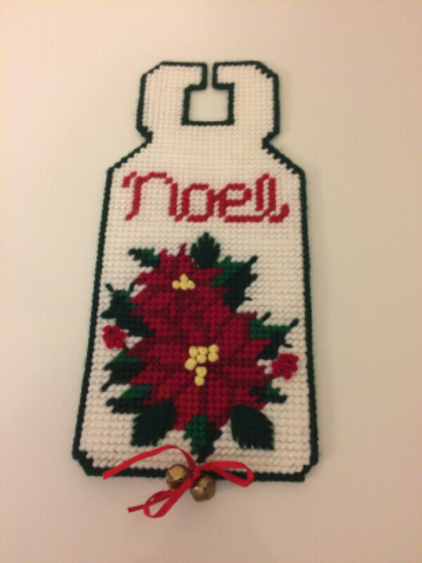 Christmas Poinsettia Door Decoration - New, Handmade