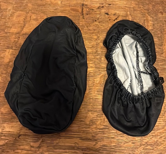 New Office Chair Armrest Covers Black Spandex