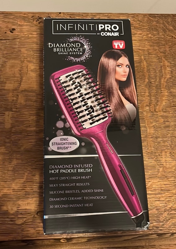 Conair InfinitiPro Hot Paddle Brush Diamond-Infused