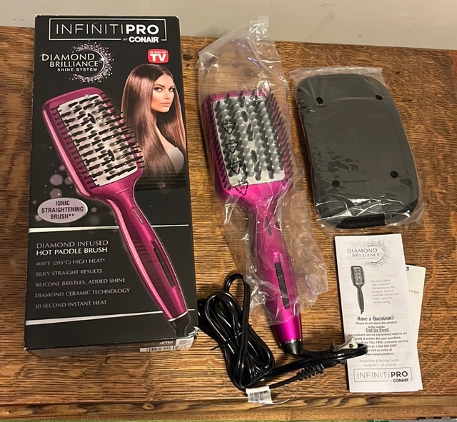 Conair InfinitiPro Hot Paddle Brush Diamond-Infused - photo 2