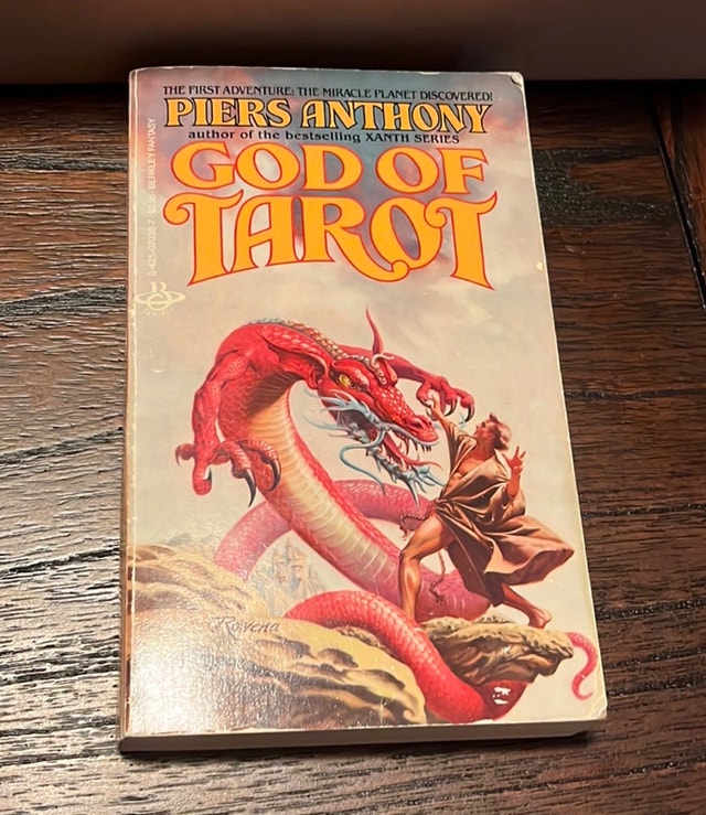 Piers Anthony God of Tarot Rare Fantasy Novel