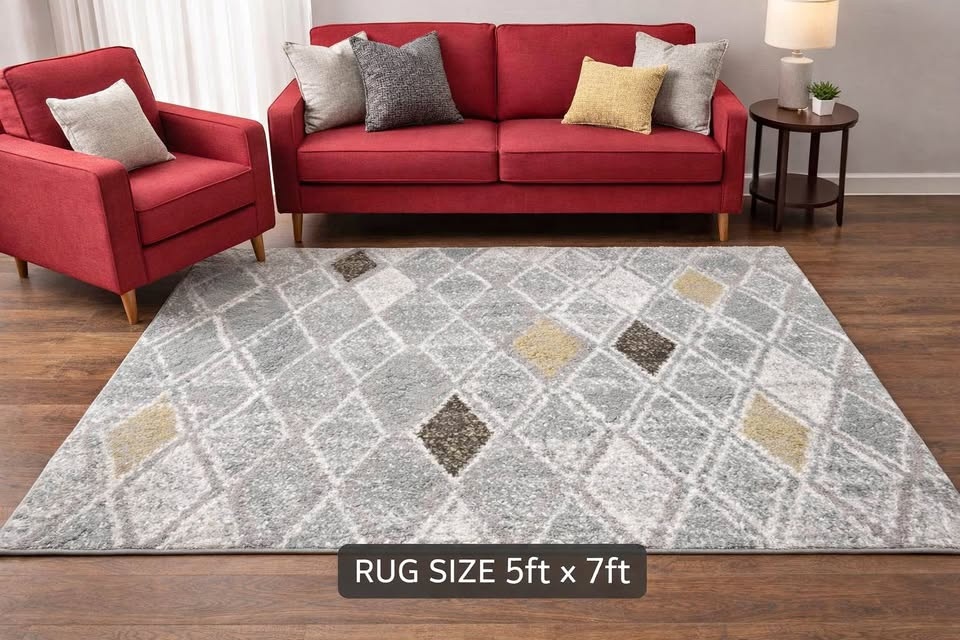 5’3” x 7’3” Area rug