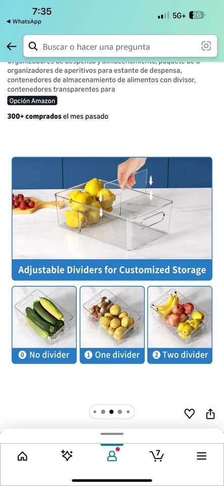 Pantry Organizers Storage - 8 Pack Clear Dividers - photo 4