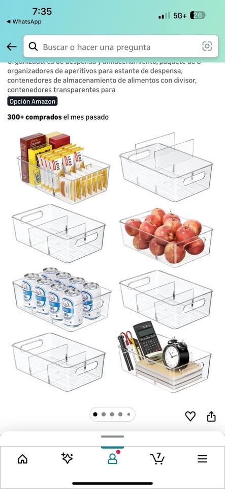 Pantry Organizers Storage - 8 Pack Clear Dividers - photo 5