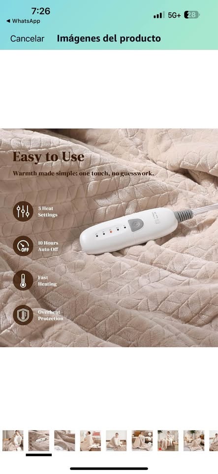 Electric Blanket Twin 5 Heat Settings Auto Shut-off - photo 4