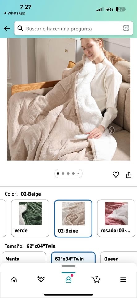 Electric Blanket Twin 5 Heat Settings Auto Shut-off - photo 5