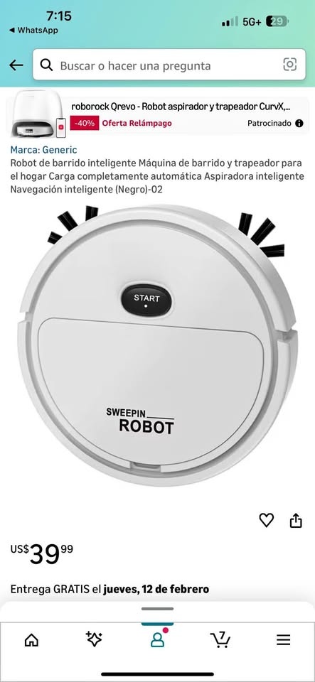 Smart Robot Vacuum for Home