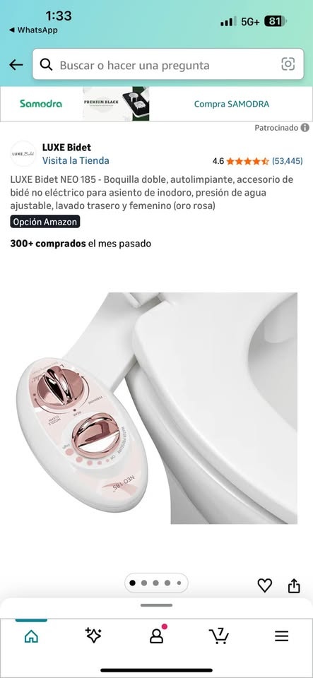 Self-Cleaning Dual Nozzle Bidet Attachment - photo 2