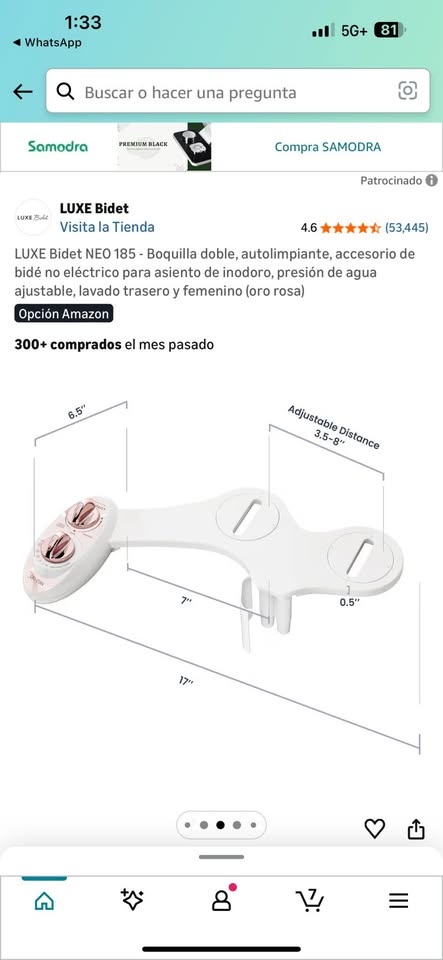 Self-Cleaning Dual Nozzle Bidet Attachment - photo 3