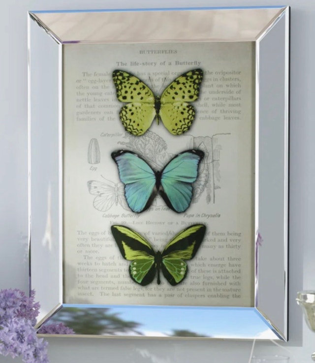 Pair of Square Beveled Mirror Frames - photo 4