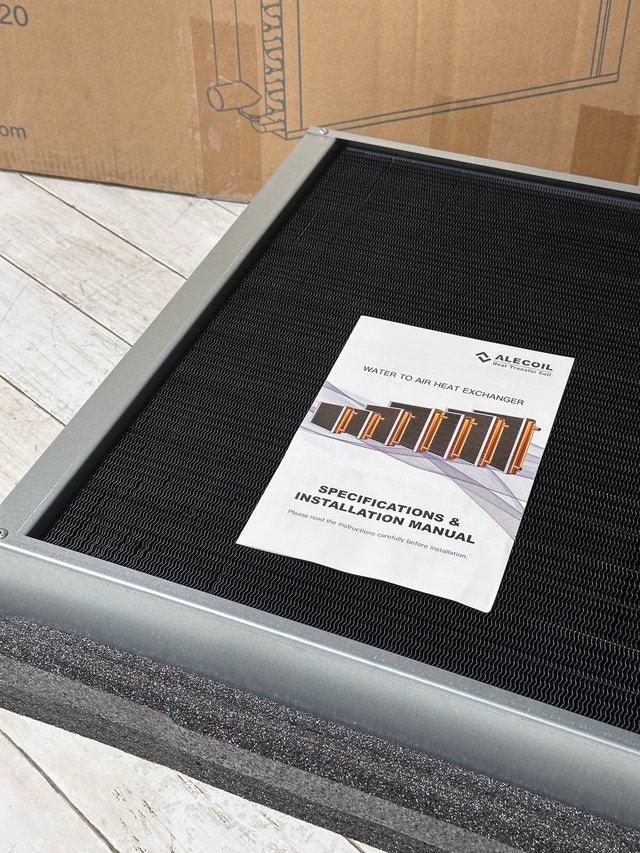 Alecoil 18x20 Water to Air Heat Exchanger