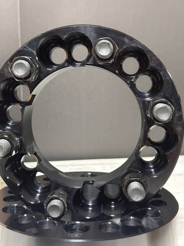 2 Pcs Dual Drilled Wheel Spacers 6x5.50 6x135mm 1.50 Inch - photo 4