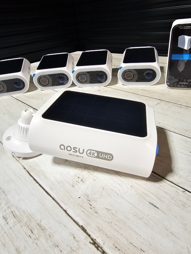 AOSU 4K Wireless Security Cameras - 6 Cam Kit
