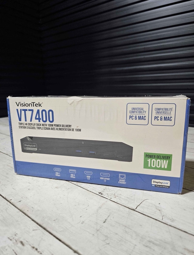 VisionTek VT7400 USB-C Docking Station - 100W Power - photo 3