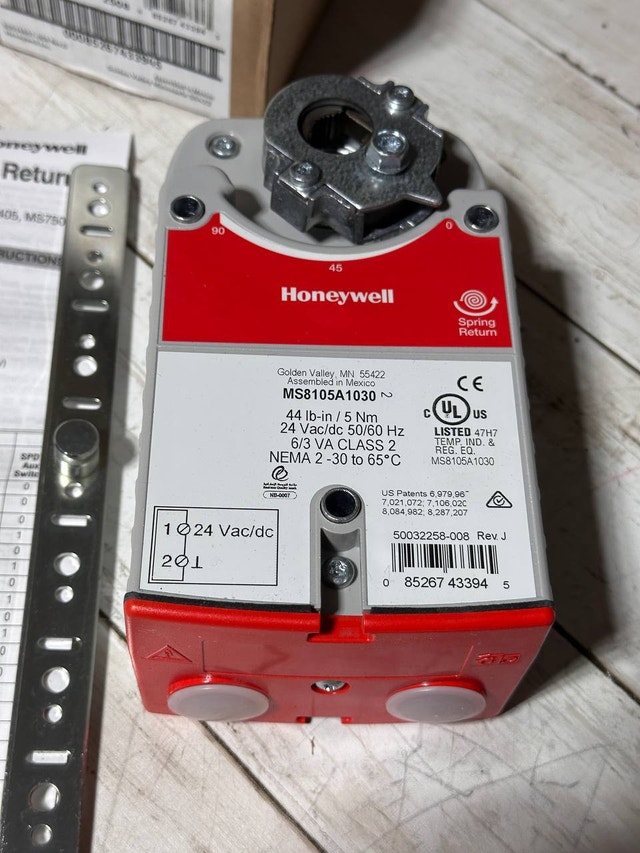 Honeywell MS8105A1030 Spring Return Actuator Damper Motor - photo 4