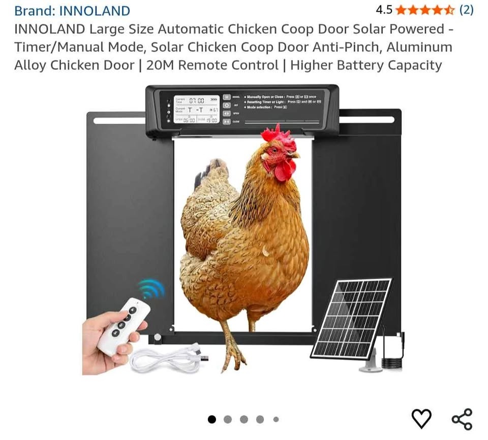 Auto Chicken Coop Door - New