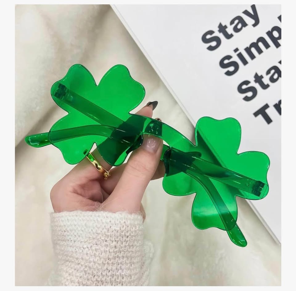 St. Patricks Day Shamrock Sunglasses, 24 PCS - photo 4