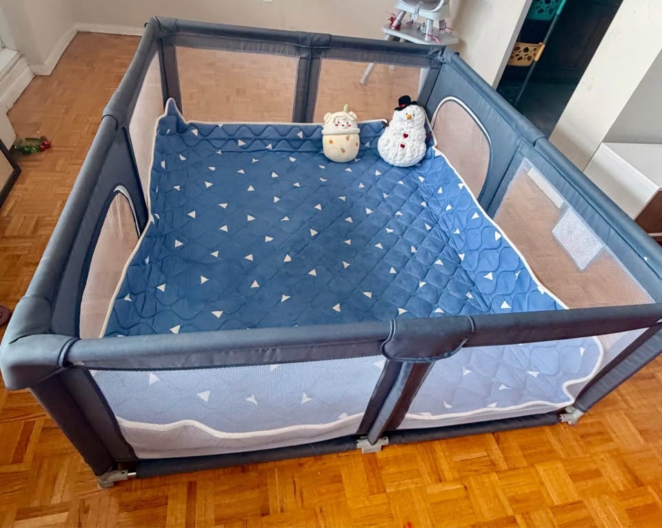 Extra Large Baby Playpen – 71” x 59” – Excellent Condition - photo 3