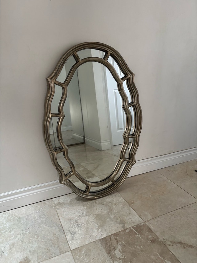 Oval Wall Mirror - 27in x 40in - photo 2