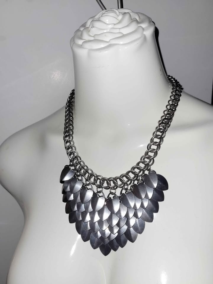 Scale maille necklace - photo 2