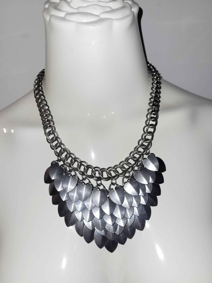 Scale maille necklace - photo 3