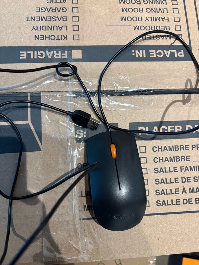 Free Lenovo Wired Mouse