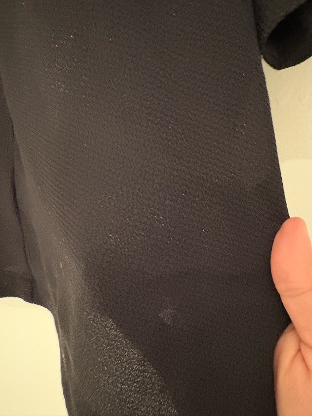 Vero Moda Black Blouse with Side Ties - photo 5