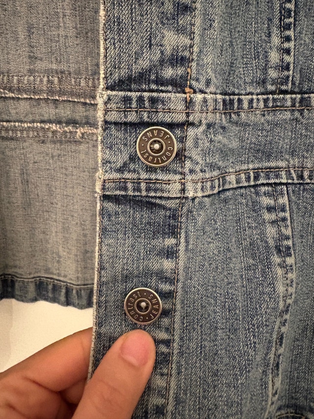 Women’s distressed denim jacket Size 14 - photo 2