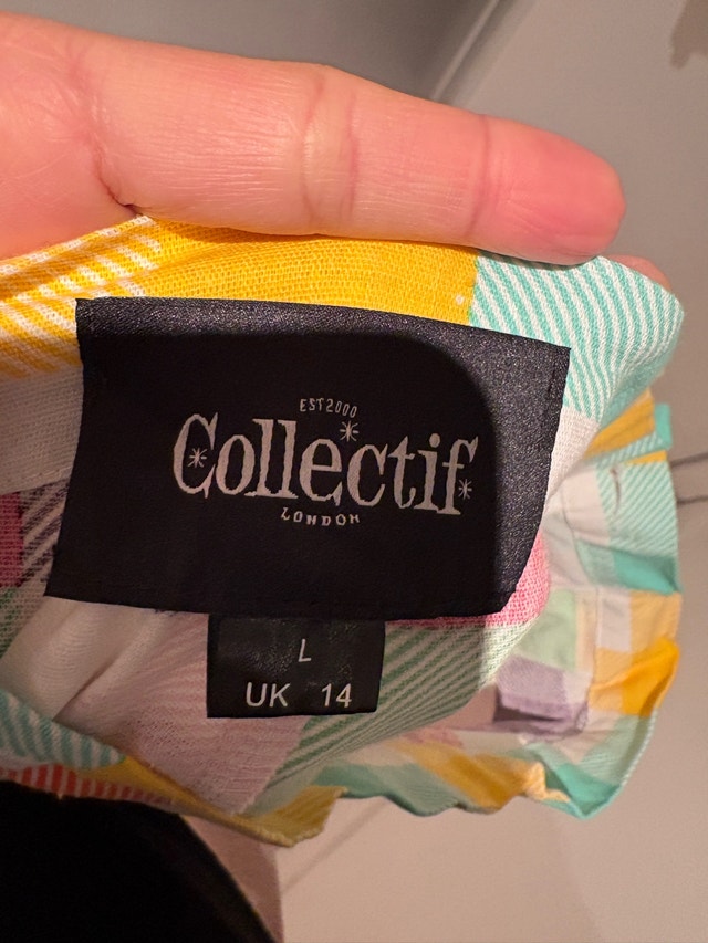 Collectif colorful gingham shorts for women - photo 2