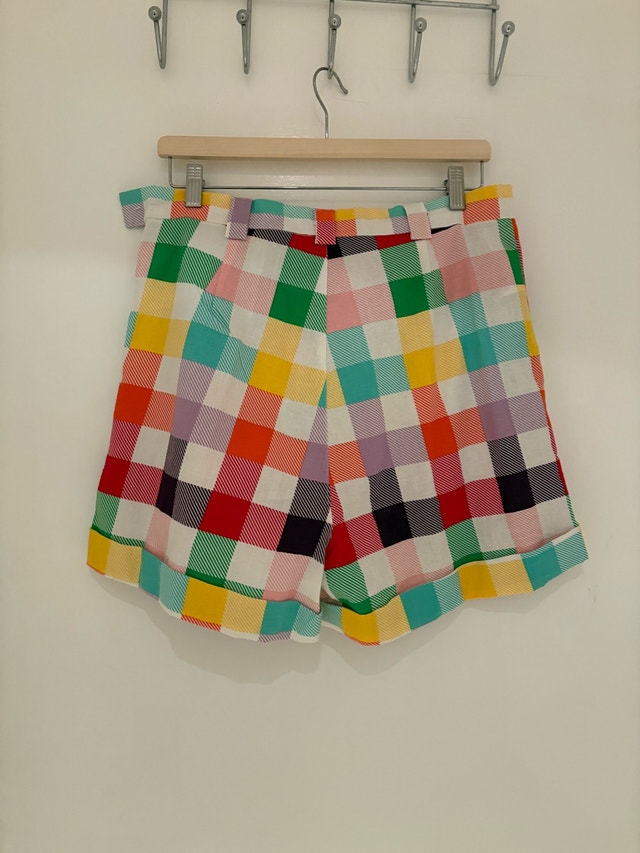 Collectif colorful gingham shorts for women - photo 3