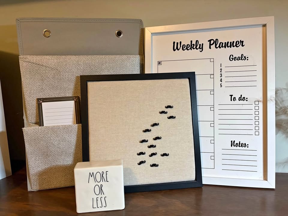 Desk Organization & Command Center Set – 5 Piece Office Bundle