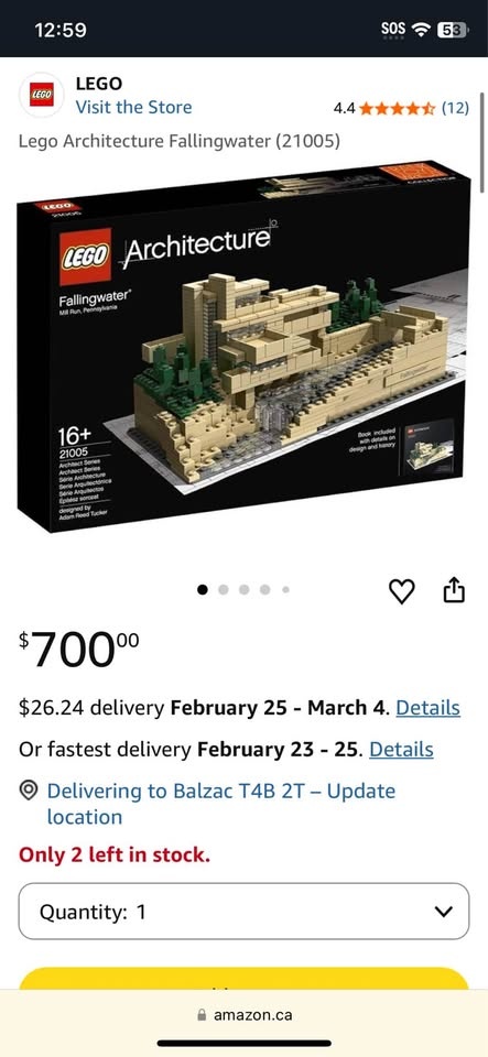 Fallingwater Lego set - photo 3